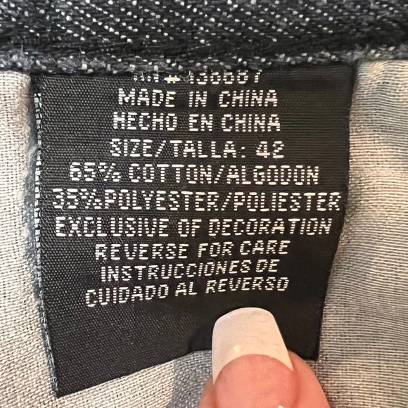 Young,‎ Rich & Famous Black Paint Splattered Denim Jeans. Size 42. - Picture 12 of 13